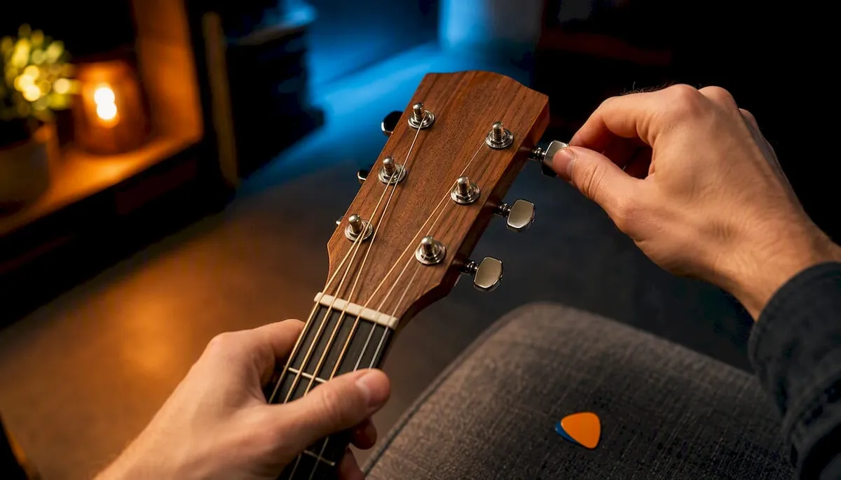 Open G stemming op gitaar: stap voor stap, met en zonder tuner