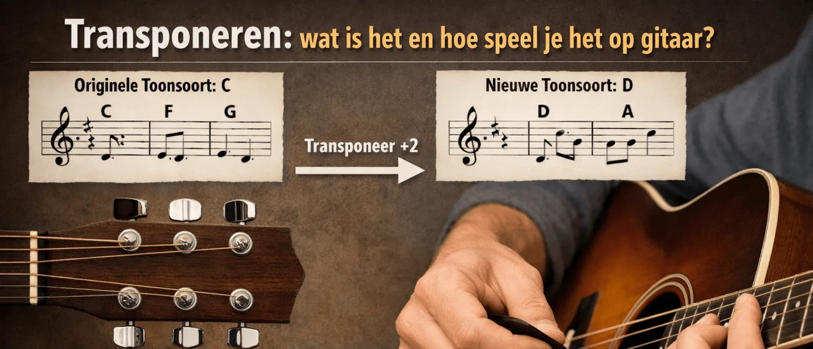 Transponeren: wat is het en hoe speel je het op gitaar?
