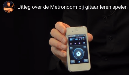 metronoom gitaar leren spelen app telefoon