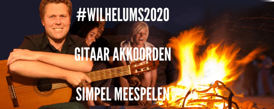Wilhelmus met simpele gitaar akkoorden mee spelen met het concertgebouw orkest