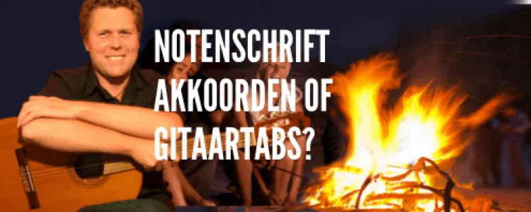 Gitaar leren spelen met noten, akkoorden of gitaartabs?