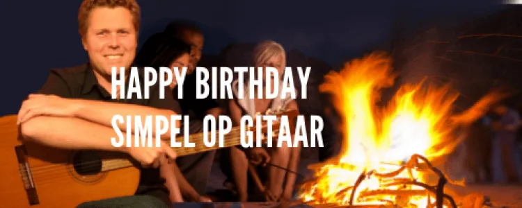 Happy Birthday op gitaar spelen