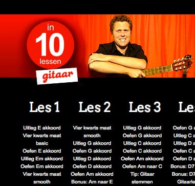 In10Lessen gaat over naar Gitaarles.nl