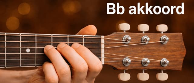 Bb akkoord gitaar: wat moet je allemaal weten?