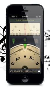 gitaar stemmen met een app op je telefoon